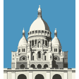 Basílica del Sacre Coeur. París, Francia 