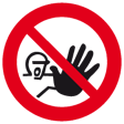 Entrada prohibida a personas no autorizadas
