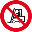 Prohibido a vehículos de manutención
