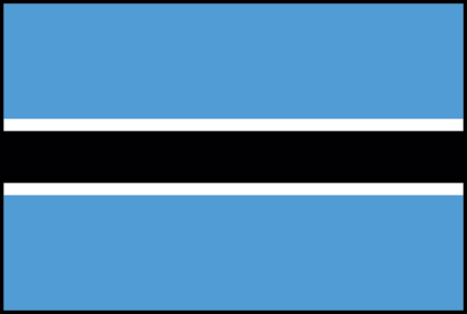 Bostwana flag