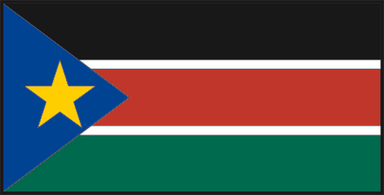 Bandera de Sudn del Sur